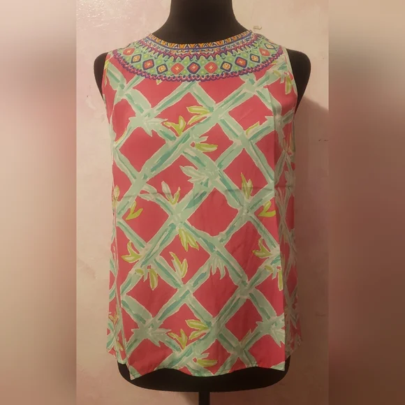 Lilly Pulitzer Multicolor Top - Picture 1 of 4